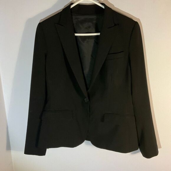 Black Blazer Theory Quality luxury minimalist Black 8 capsulewardrobe - Picture 12 of 15
